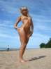 Голая молоденькая блондинка на пляже (15 фото), фото 1