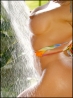 Сексуальная Ahmo Hight обливает свои роскошные сиськи, фото 7