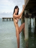 Мокрая голая латинка Celeste на пляже (15 фото), фото 8