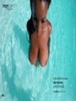 Красивая негритянка с огромными натуральными сиськами под водой, фото 5