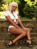 Голая стройная красотка Nataly Blond с узкой попкой (20 фото), фото 6