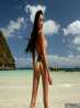 Пляжные фото азиатки с роскошной грудью, фото 3
